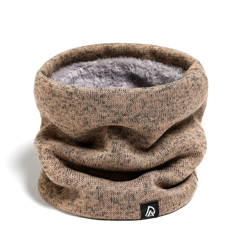 Unisex Solid Cashmere like Plush Winter Ring Scarf Women Men Knitted Full Face Mask Snood Neck Scarves Bufanda Thick Muffler New