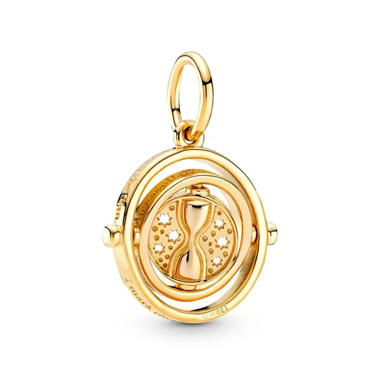 MINISO Brand Charm Beads Fit Harry Potter 925 Sterling Silver Disney Charm Marvel 3mm Bracelet DIY Pendant Jewelry