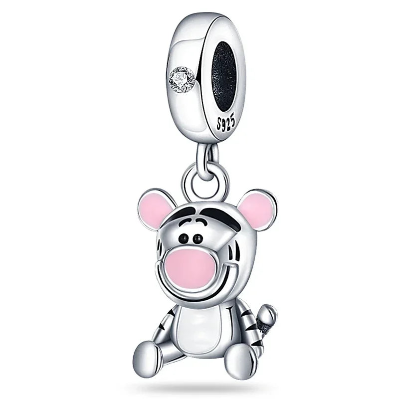 MINISO Brand Charm Beads Fit Harry Potter 925 Sterling Silver Disney Charm Marvel 3mm Bracelet DIY Pendant Jewelry