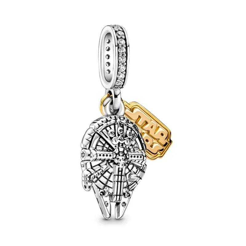 MINISO Brand Charm Beads Fit Harry Potter 925 Sterling Silver Disney Charm Marvel 3mm Bracelet DIY Pendant Jewelry