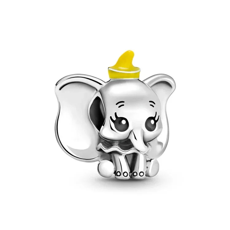 MINISO Brand Charm Beads Fit Harry Potter 925 Sterling Silver Disney Charm Marvel 3mm Bracelet DIY Pendant Jewelry