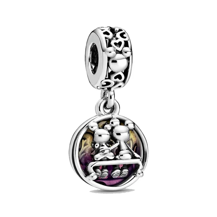 MINISO Brand Charm Beads Fit Harry Potter 925 Sterling Silver Disney Charm Marvel 3mm Bracelet DIY Pendant Jewelry