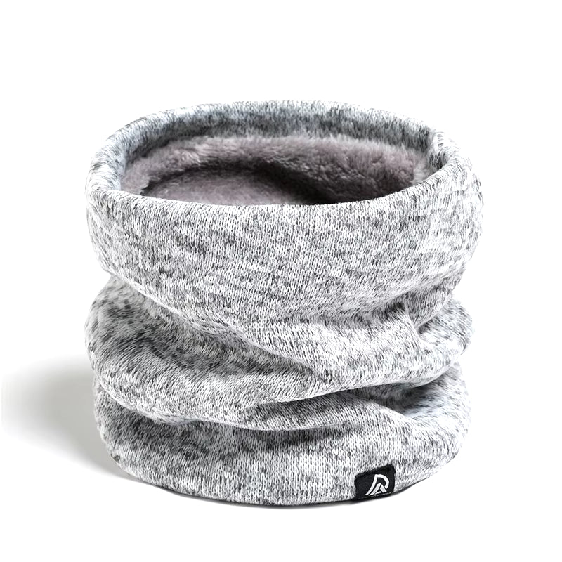 Unisex Solid Cashmere like Plush Winter Ring Scarf Women Men Knitted Full Face Mask Snood Neck Scarves Bufanda Thick Muffler New