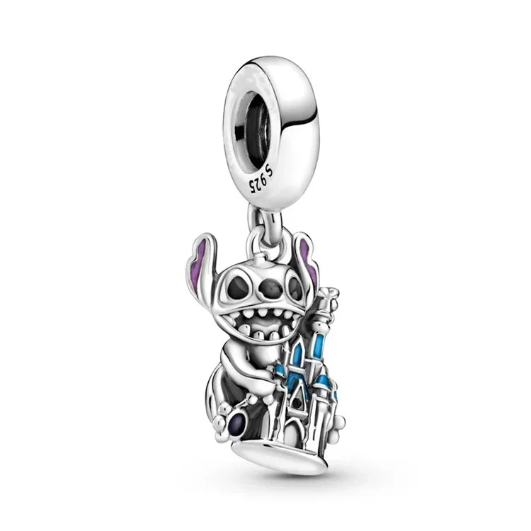MINISO Brand Charm Beads Fit Harry Potter 925 Sterling Silver Disney Charm Marvel 3mm Bracelet DIY Pendant Jewelry