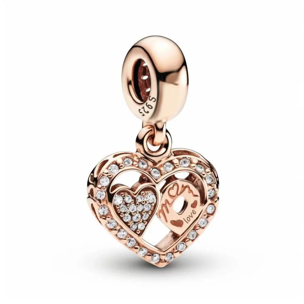 2024 hot sale charm silver 925 Keychain Beads Suitable for original bracelet charm 925 Jewelry gift