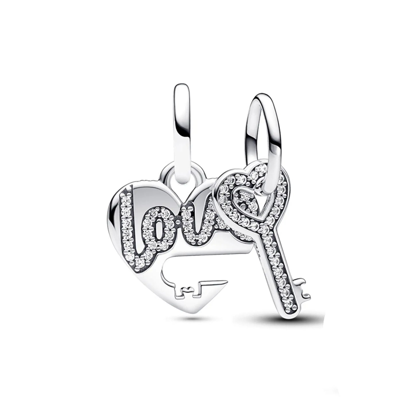 2024 hot sale charm silver 925 Keychain Beads Suitable for original bracelet charm 925 Jewelry gift