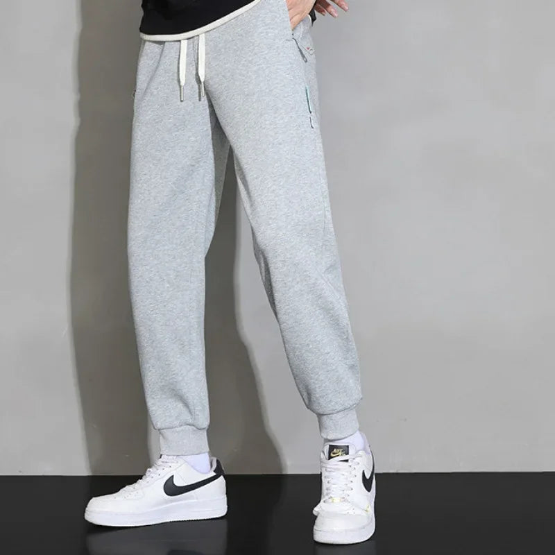 GIOIO men's sports pants, 2025New Pure Cotton Ankle-Tied cargo pants,Exercise,Fitness,men`s clothing
