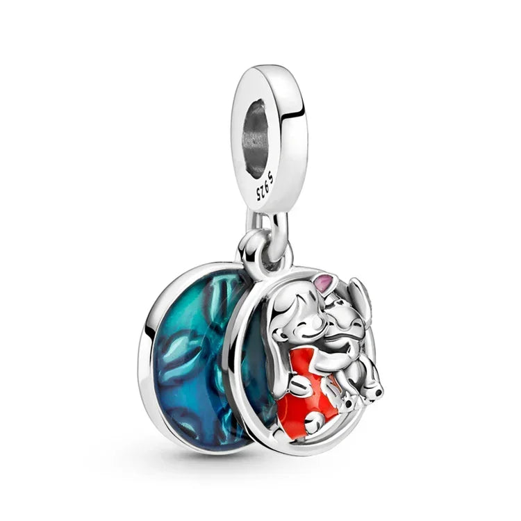 MINISO Brand Charm Beads Fit Harry Potter 925 Sterling Silver Disney Charm Marvel 3mm Bracelet DIY Pendant Jewelry