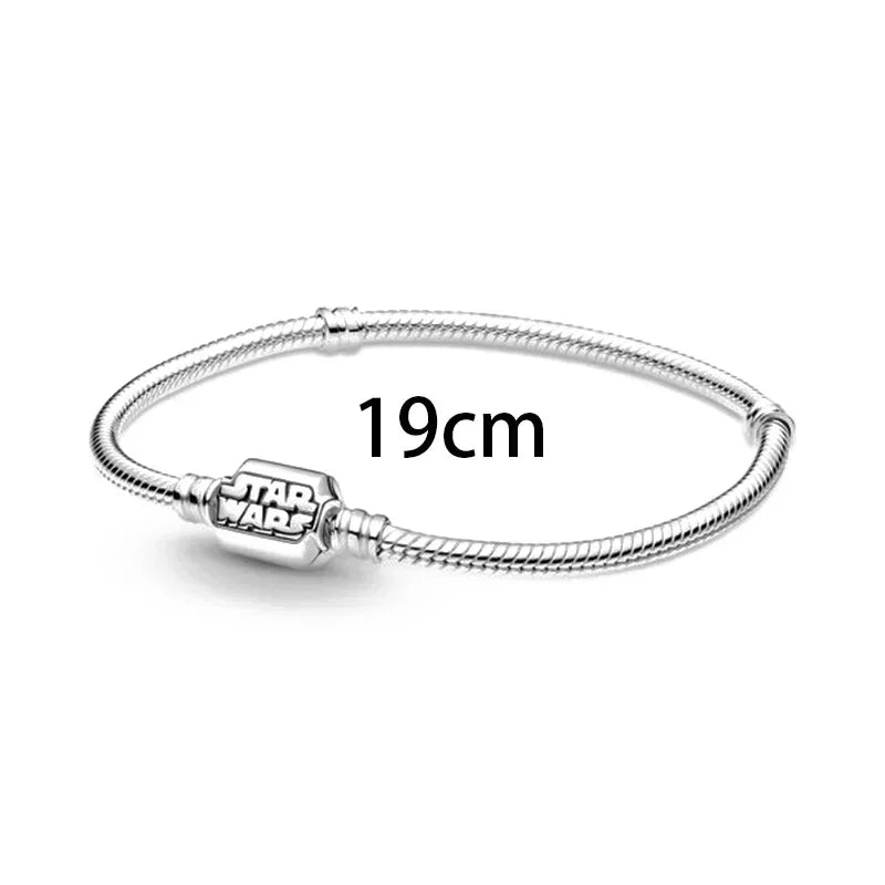MINISO Brand Charm Beads Fit Harry Potter 925 Sterling Silver Disney Charm Marvel 3mm Bracelet DIY Pendant Jewelry