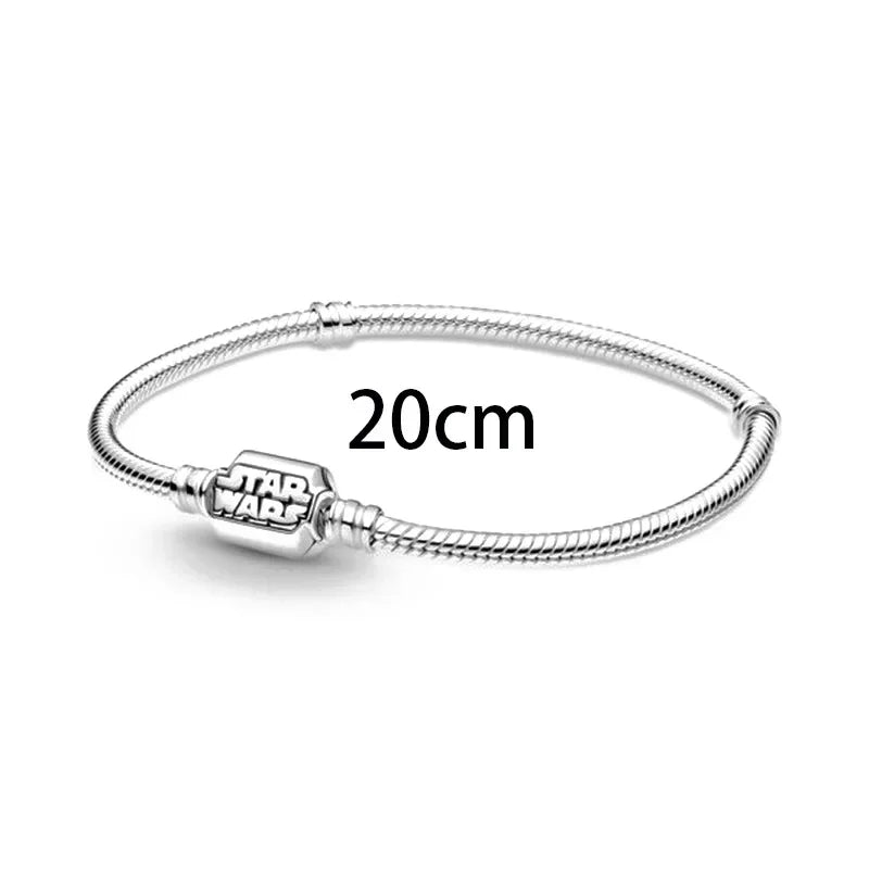 MINISO Brand Charm Beads Fit Harry Potter 925 Sterling Silver Disney Charm Marvel 3mm Bracelet DIY Pendant Jewelry