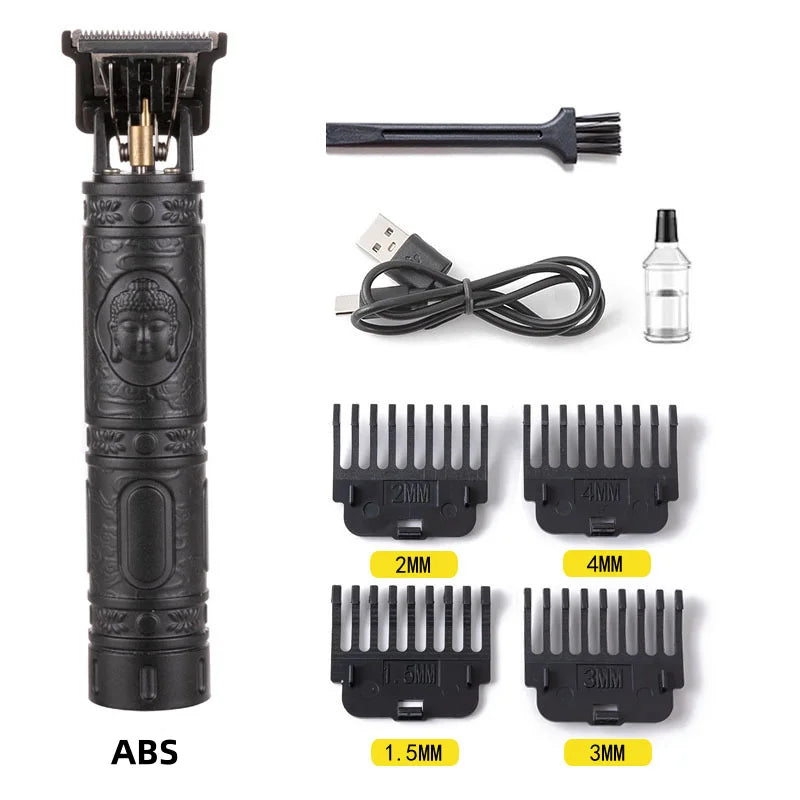 OHS Rechargeable Vintage T9 Cordless Hair Cutting Machine Electric Shaver For Man Hair Clipper Barber Trimmer Beard Razors