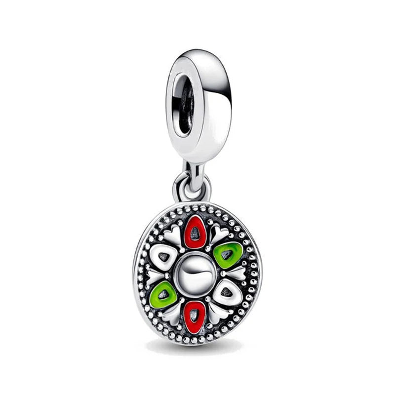 2022 New 925 Sterling Silver Charm Secret Garden Series Pendant Bead charms fit Original Bracelet For Women DIY Jewelry Trinket