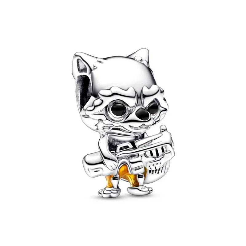 MINISO Brand Charm Beads Fit Harry Potter 925 Sterling Silver Disney Charm Marvel 3mm Bracelet DIY Pendant Jewelry