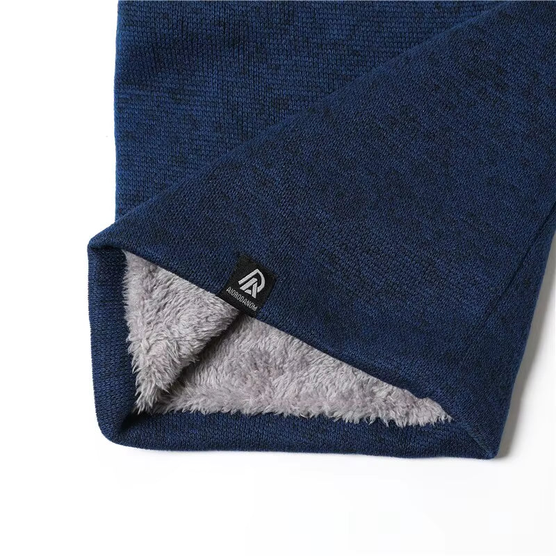 Unisex Solid Cashmere like Plush Winter Ring Scarf Women Men Knitted Full Face Mask Snood Neck Scarves Bufanda Thick Muffler New