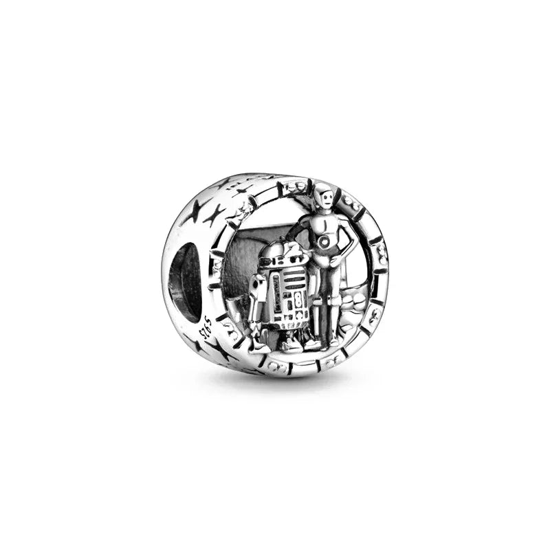 MINISO Brand Charm Beads Fit Harry Potter 925 Sterling Silver Disney Charm Marvel 3mm Bracelet DIY Pendant Jewelry