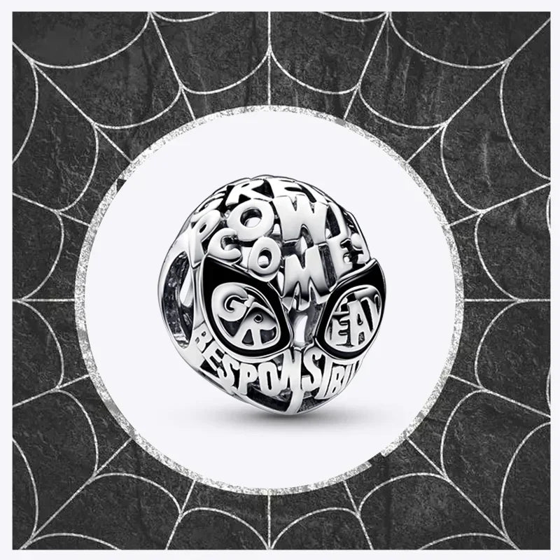 MINISO Brand Charm Beads Fit Harry Potter 925 Sterling Silver Disney Charm Marvel 3mm Bracelet DIY Pendant Jewelry