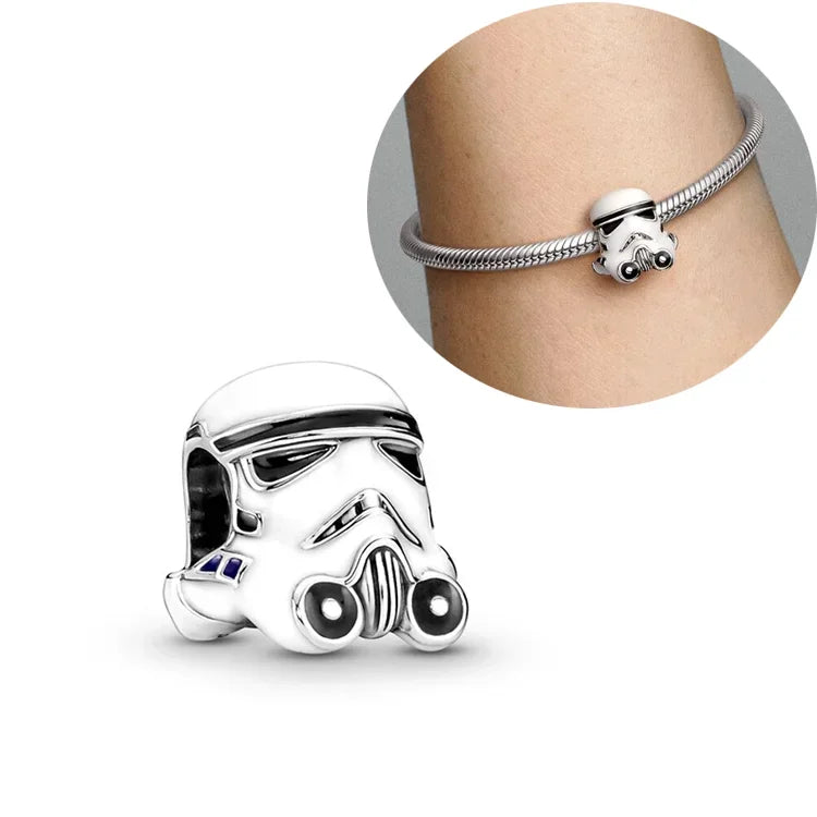 MINISO Brand Charm Beads Fit Harry Potter 925 Sterling Silver Disney Charm Marvel 3mm Bracelet DIY Pendant Jewelry