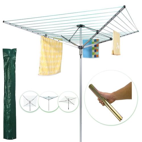 60M Rotary Airer Dryer Cover Metal Spike