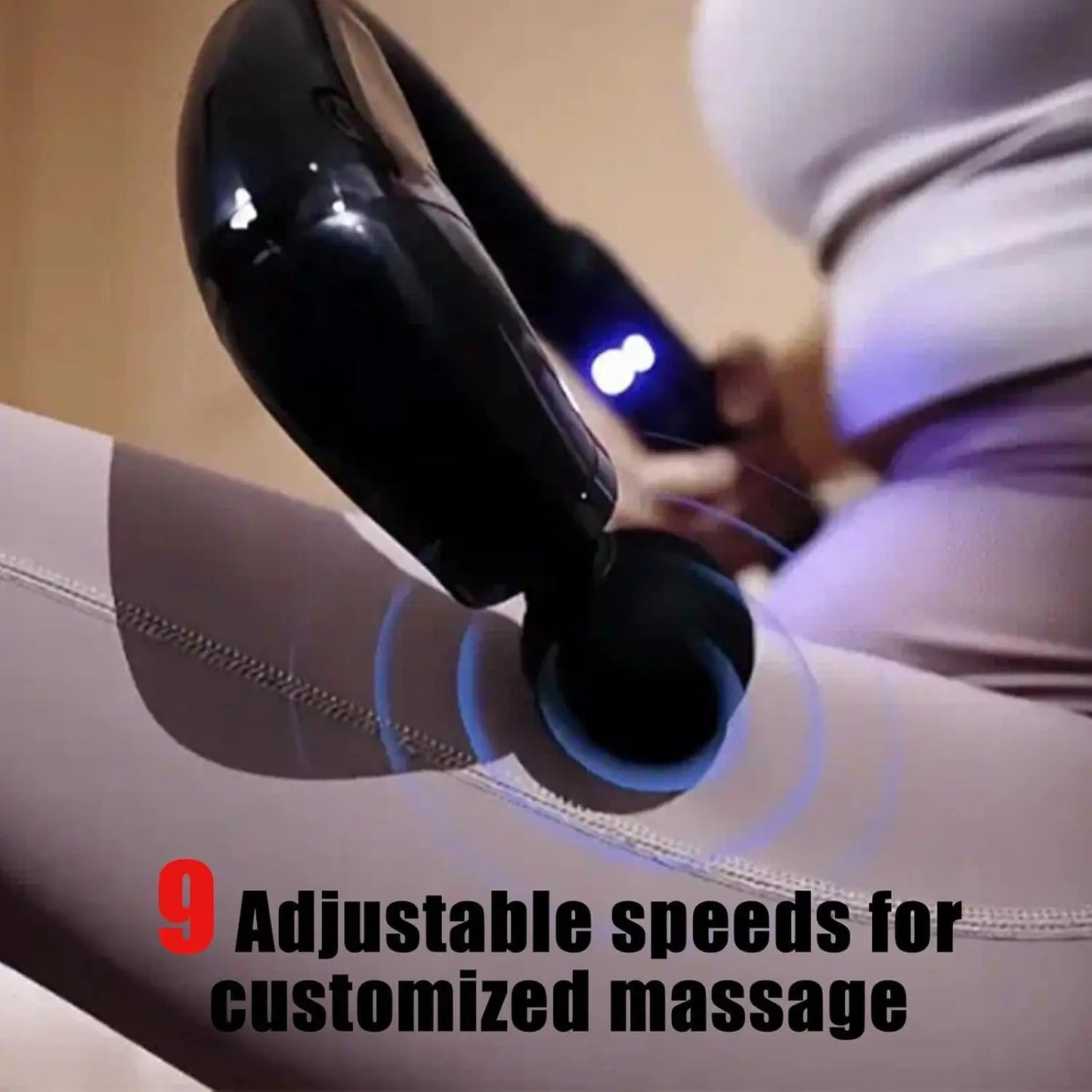 Fascial Massage Gun Electric Percussive Therapy Massager Body Relaxation With 4 Replaceable Head Can Muscle Recovery Gift Giving