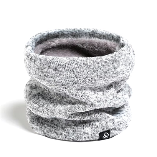 Unisex Solid Cashmere like Plush Winter Ring Scarf Women Men Knitted Full Face Mask Snood Neck Scarves Bufanda Thick Muffler New